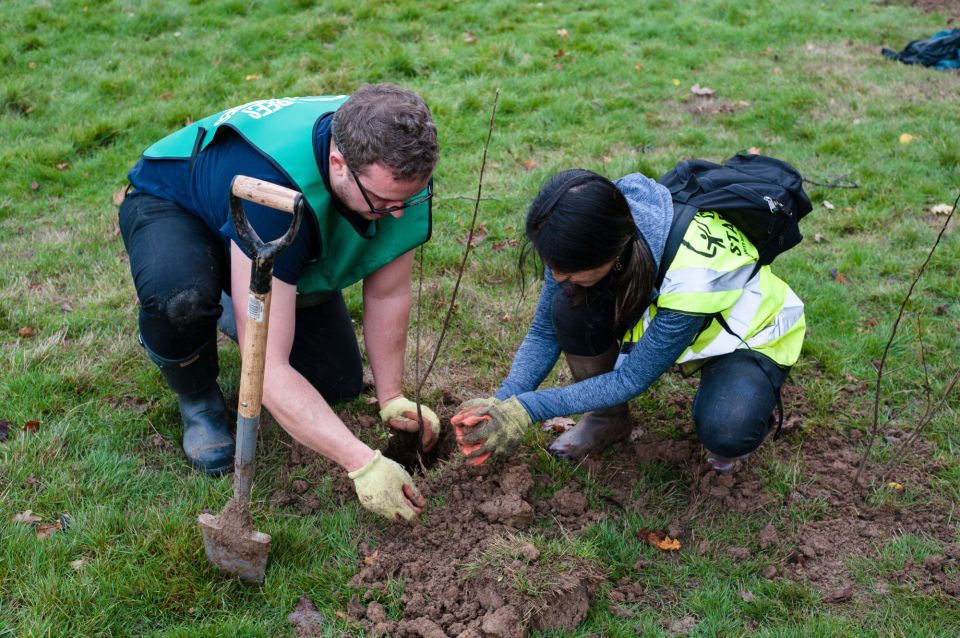 13 Beckenham Diana And Volunteer Planting