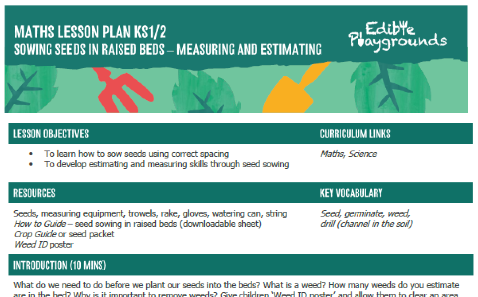 Lesson Plan Maths